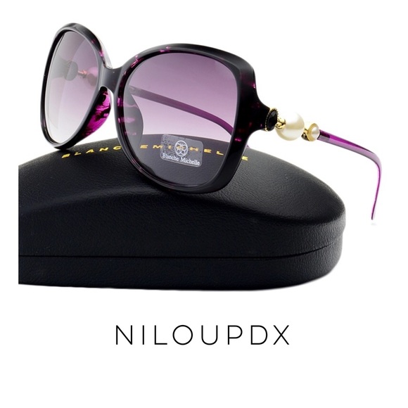 niloupdx Accessories - High-end Pearl detail polarized sunglasses
